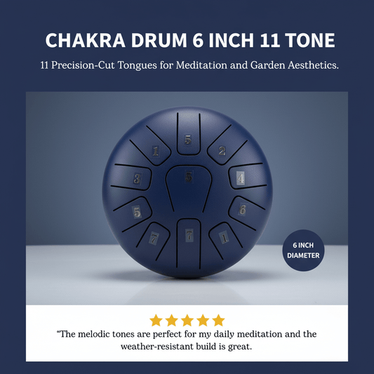 Chakra Drum 6 Inch 11 Tone (Free Shipping - TODAY ONLY) - Rainzio