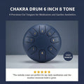 Chakra Drum 6 Inch 08 Tone (Free Shipping - TODAY ONLY)