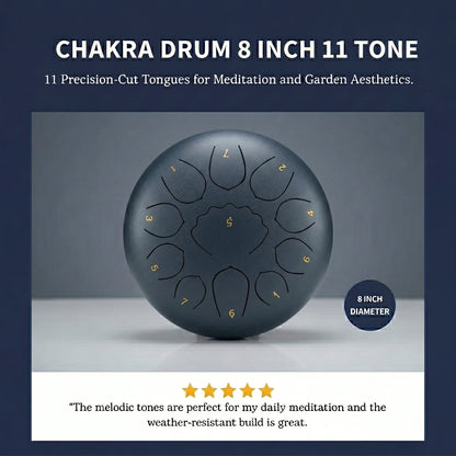 Chakra Drum 8 Inch 11 Tone (Free Shipping - TODAY ONLY) - Rainzio