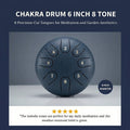 Rainzio Chakra Drum 6 inch 8-Tone (FREE SHIPPING - TODAY ONLY)