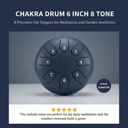 Rainzio Chakra Drum 6 inch 8-Tone (FREE SHIPPING - TODAY ONLY)