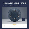 Rainzio Chakra Drum 6 inch 11-Tone (FREE SHIPPING - TODAY ONLY)