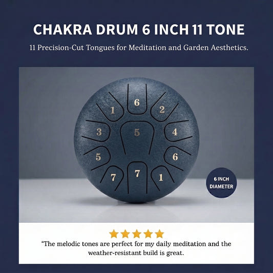 Rainzio Chakra Drum 6 inch 11-Tone (FREE SHIPPING - TODAY ONLY)