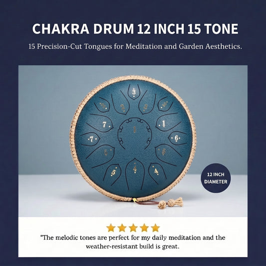 Rainzio Chakra Drum 12 inch 15-Tone (FREE SHIPPING - TODAY ONLY)